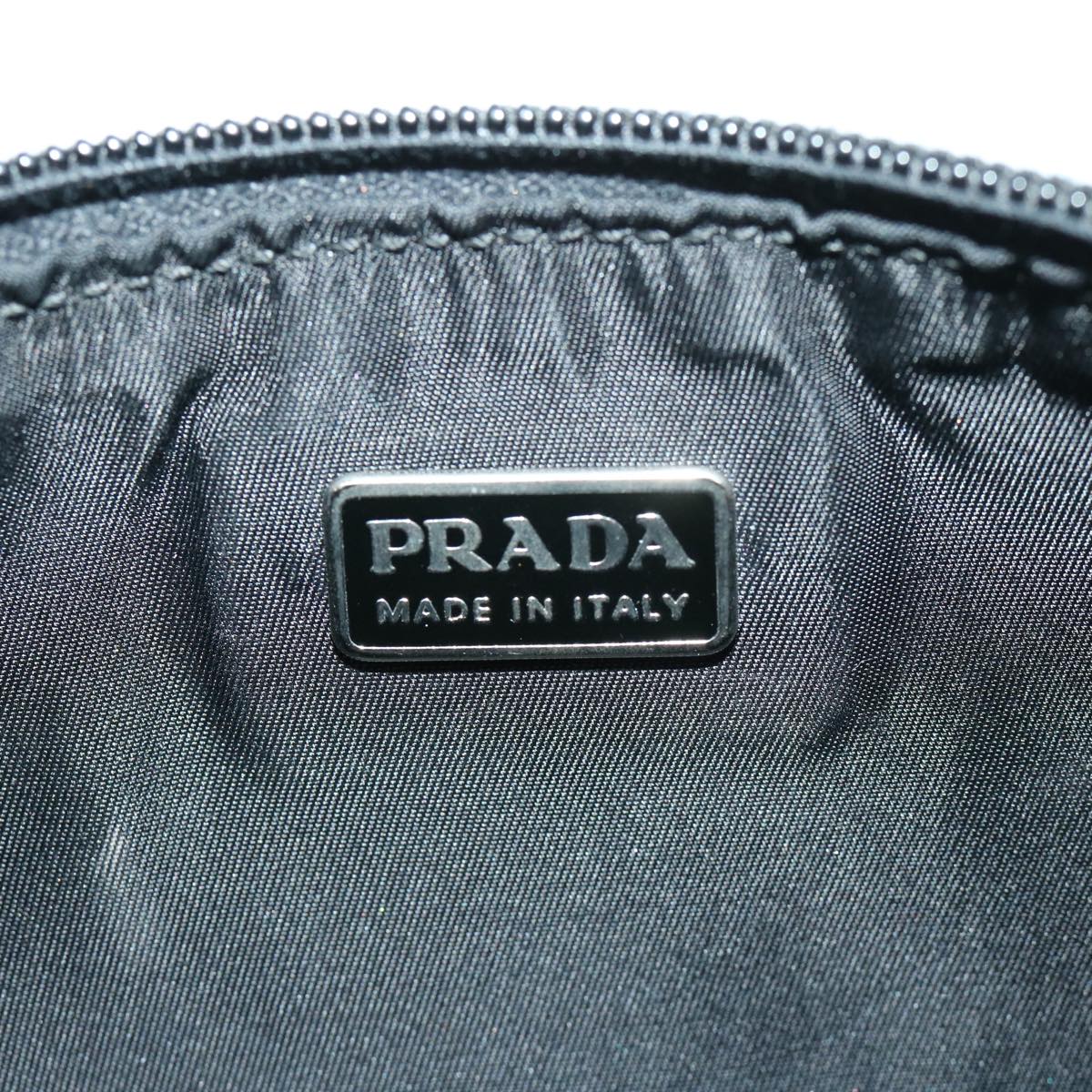 PRADA Accessory Pouch Nylon Black Auth fm3204