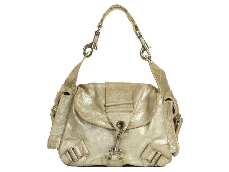 Christian Dior Bronze Rebelle Satchel