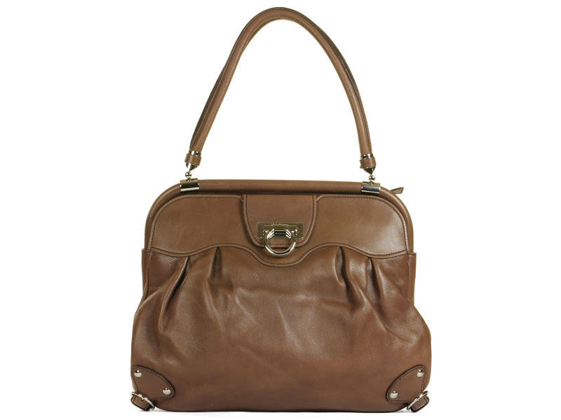 Ferragamo Brown Leather Bag