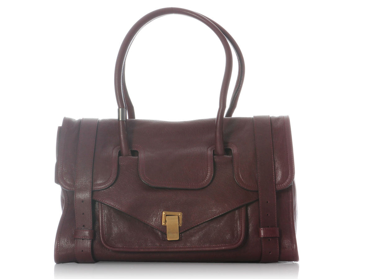 Proenza Schouler Small Burgundy Keepall