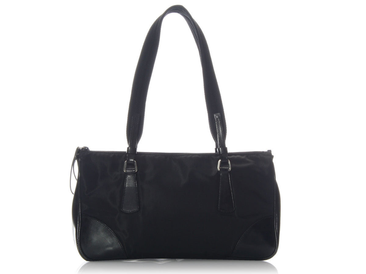 Prada Black Nylon Shoulder Bag