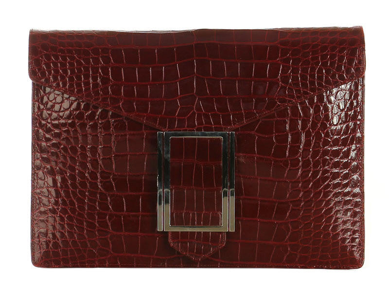 Judith Leiber Red Alligator Bag