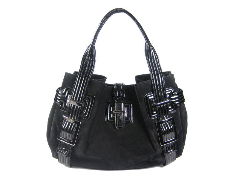 Roger Vivier Black Suede Bag