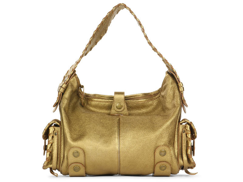 Chloé  Gold Silverado Hobo