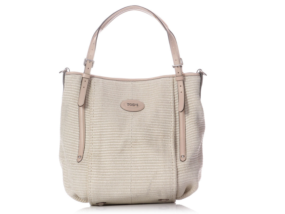 Tod's Cream G Line Easy Sacca Media