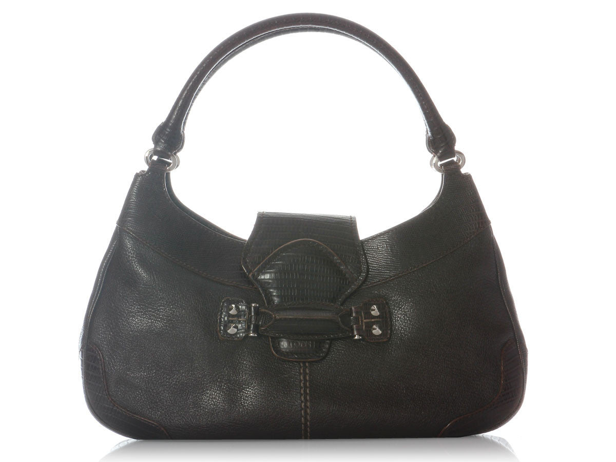 Tod's Brown Mascherina Shoulder Bag