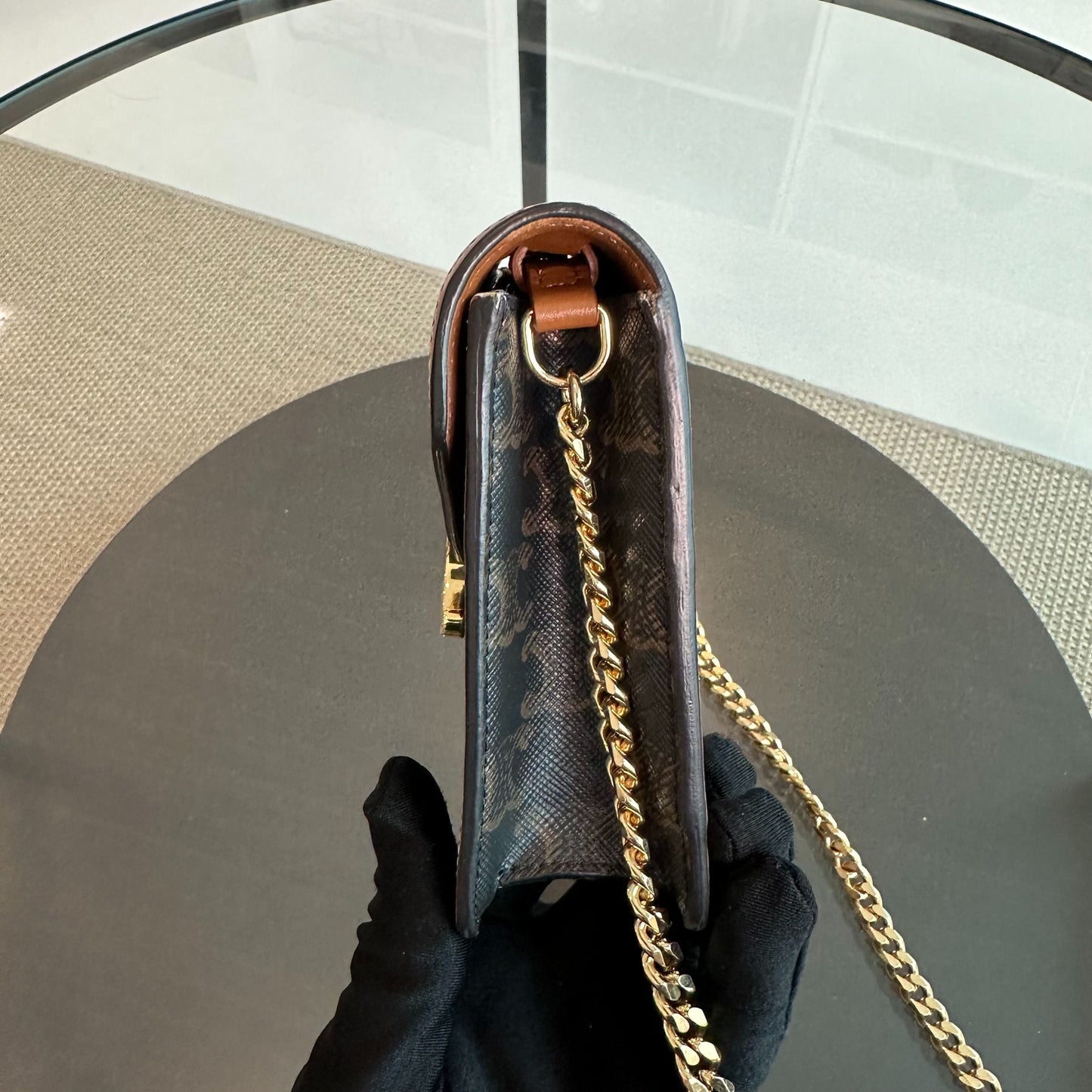 *Full Set* Triomphe Envelope WOC Wallet On Chain Coated Canvas