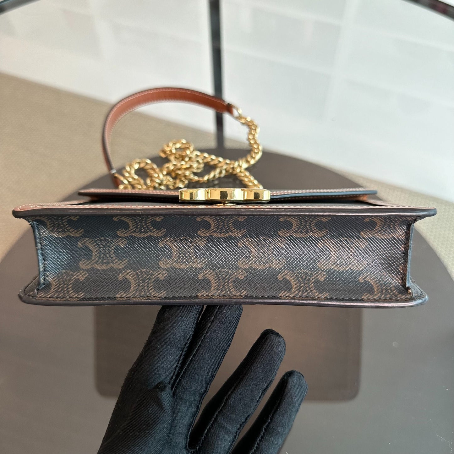 *Full Set* Triomphe Envelope WOC Wallet On Chain Coated Canvas