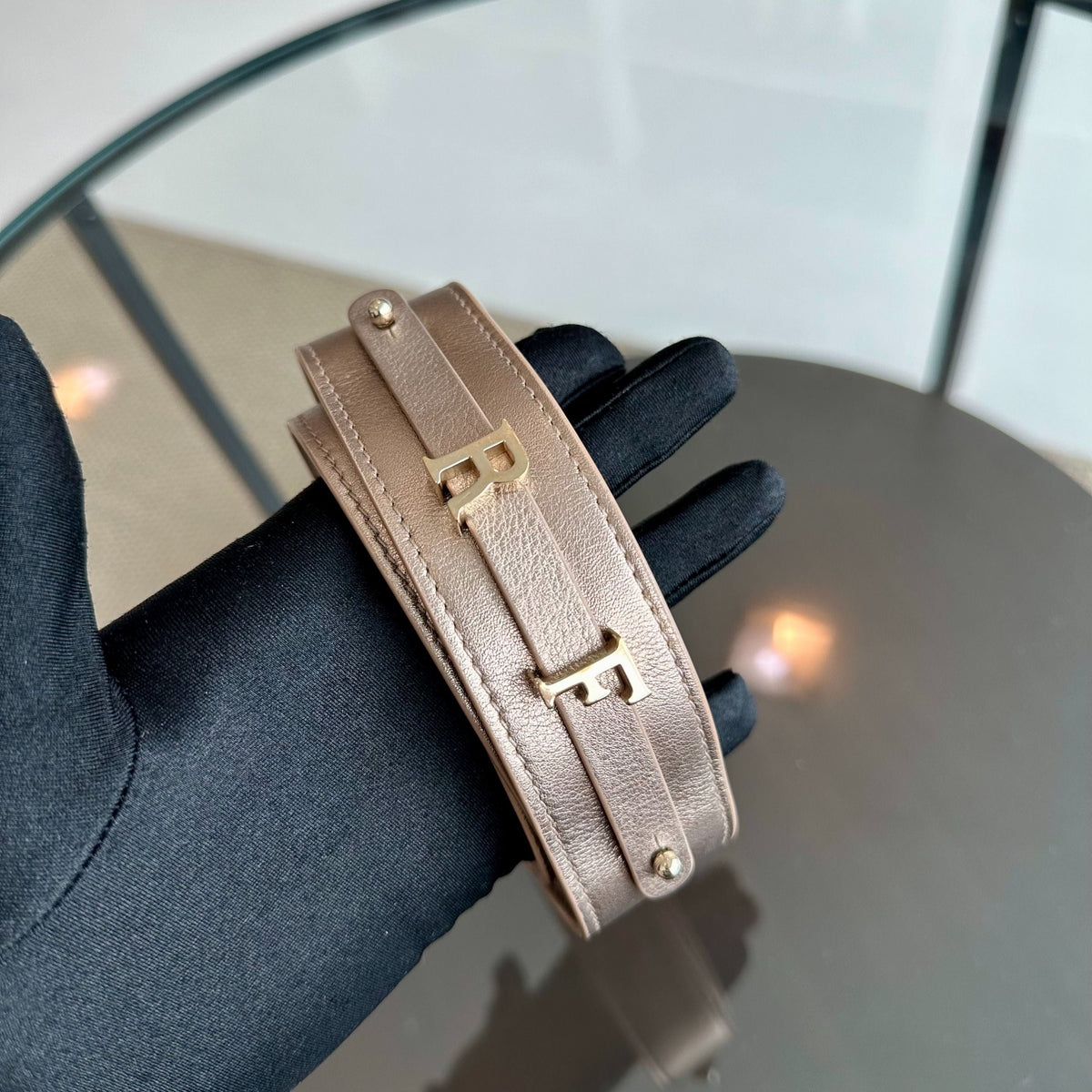 *Full Set* Lady Small My ABC Lambskin Metallic Gold LGHW