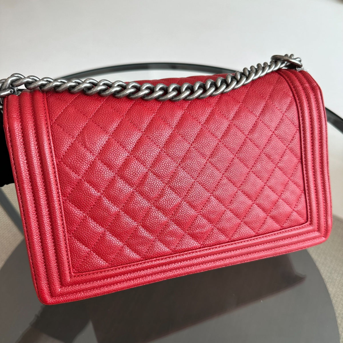 *Full Set, Receipt* Caviar Boy New Medium 28CM Leboy Red RSHW No 23