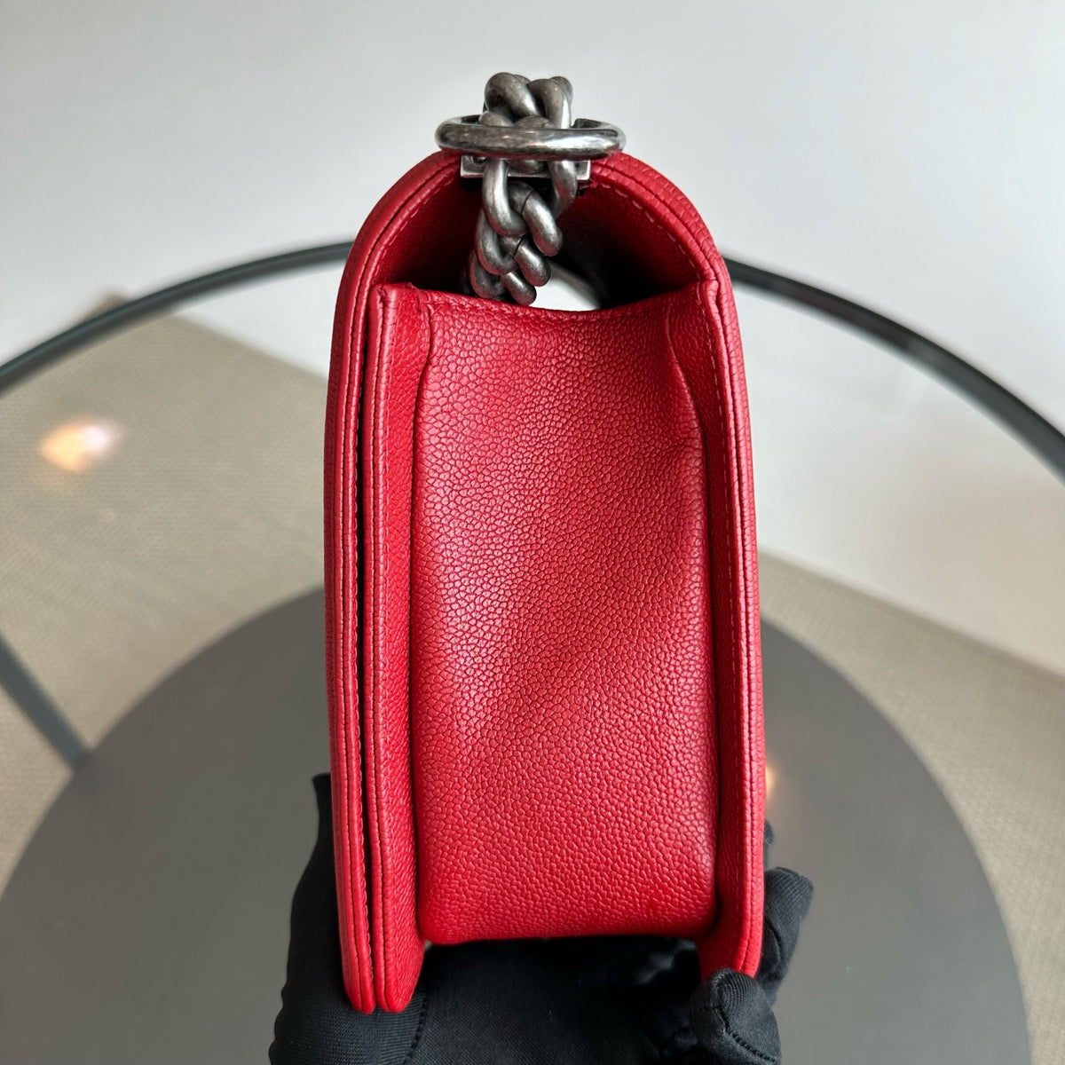 *Full Set, Receipt* Caviar Boy New Medium 28CM Leboy Red RSHW No 23