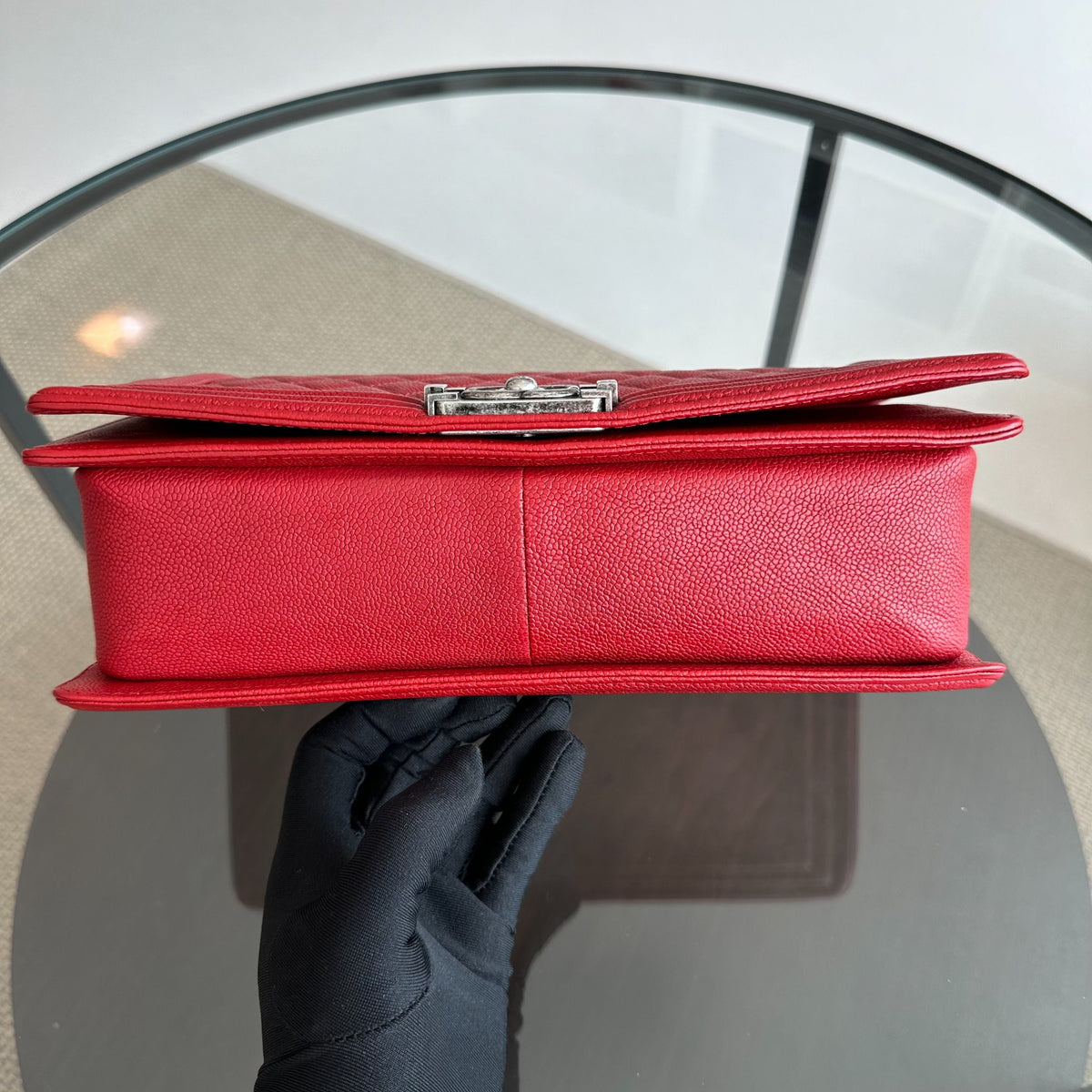 *Full Set, Receipt* Caviar Boy New Medium 28CM Leboy Red RSHW No 23