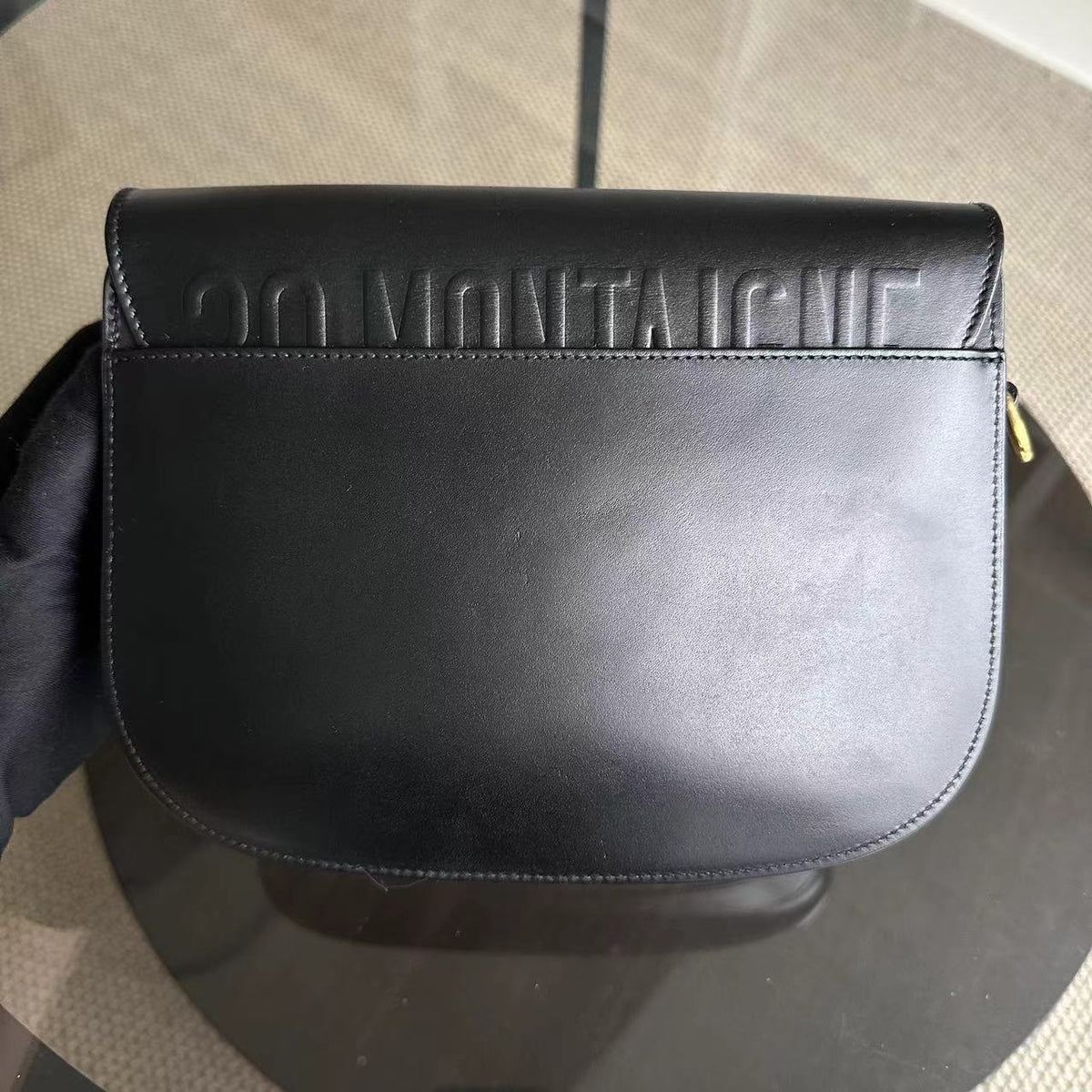*Full Set, Receipt* Bobby Medium Smooth Calfskin Black GHW