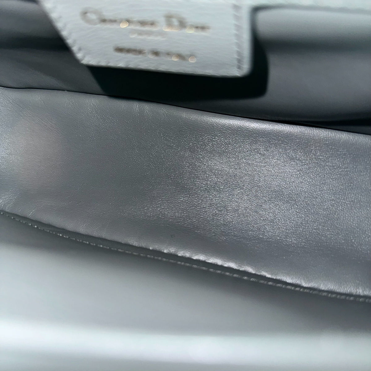 *Full Set, Receipt* Caro Medium Grained Calfskin Cannage Flap Grey GHW