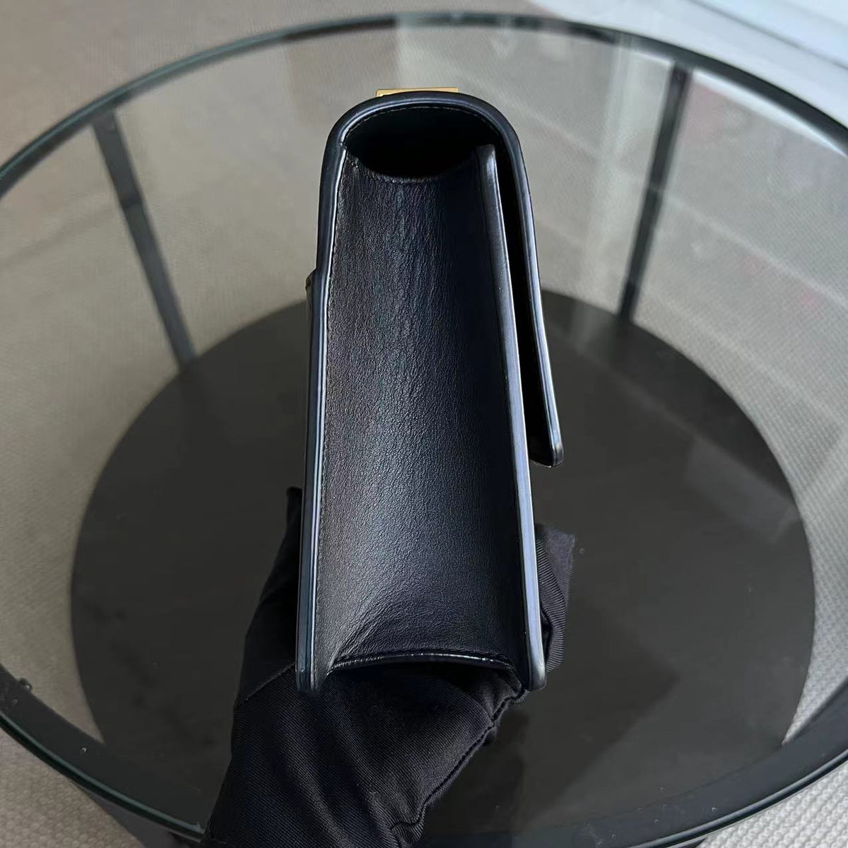 *Full Set Receipt* Montaigne 30 Smooth Calfskin Black Golden Hardware