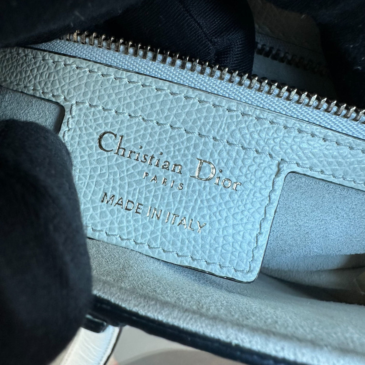 *Full Set, Receipt* Saddle Medium Grained Calfskin Caviar White GHW