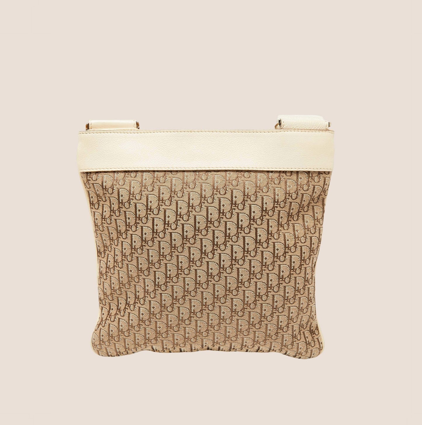 CHRISTIAN DIOR 2005 STREET CHIC BEIGE & BROWN CROSSBODY BAG