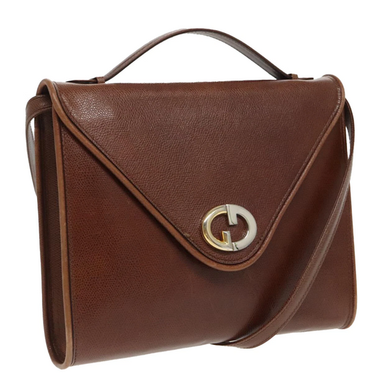 Gucci camel lizard skin leather original '1973 style' two-way bag