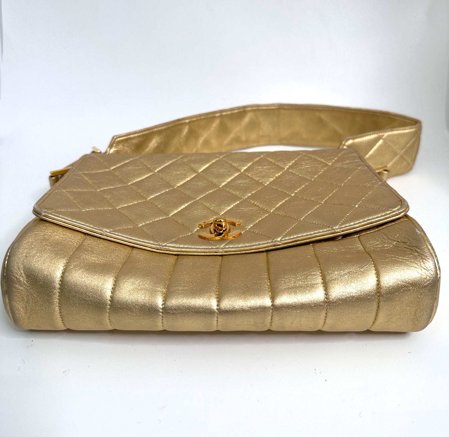 Gold Chanel Shoulder Bag