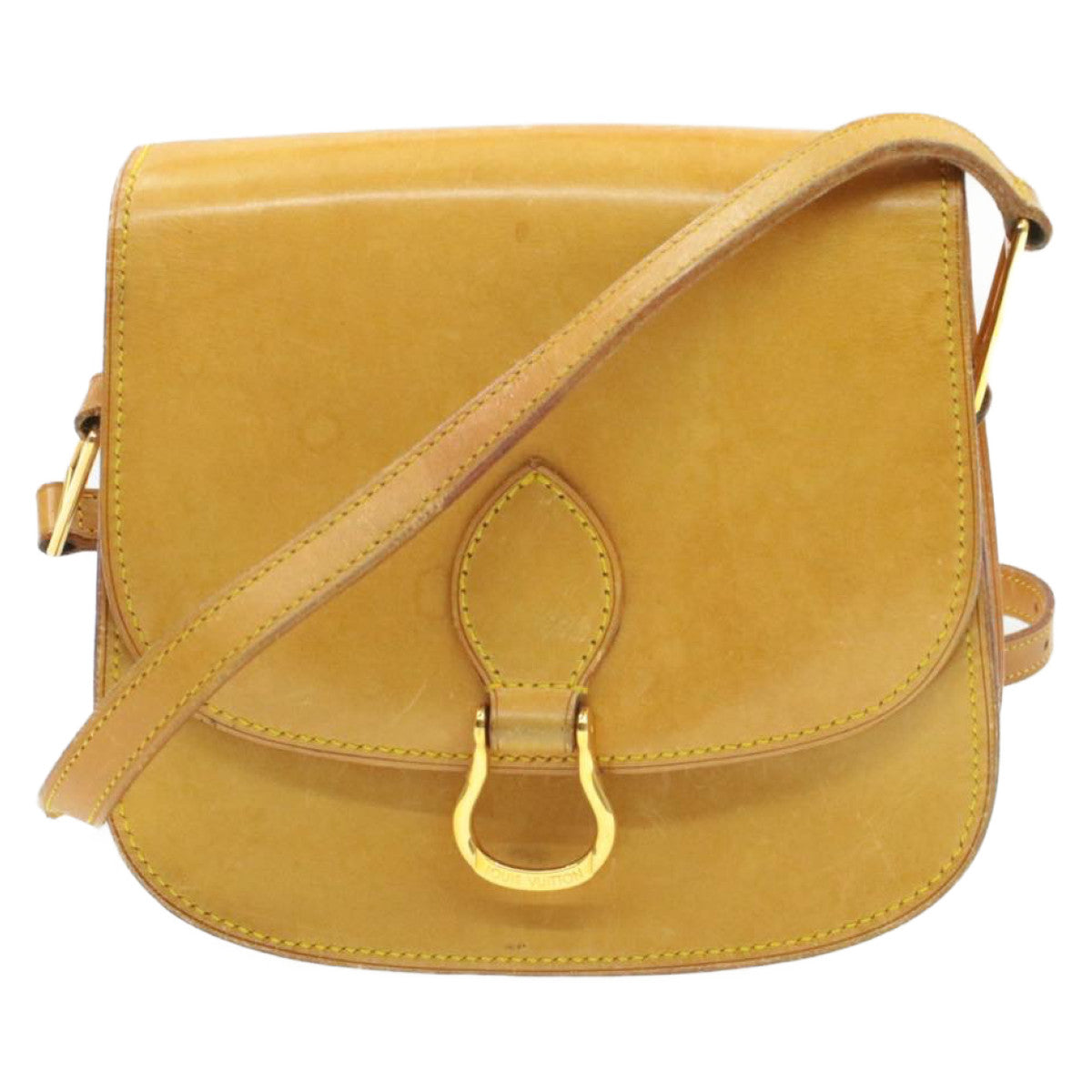 LOUIS VUITTON Nomad Saint Cloud MM Shoulder Bag Beige LV Auth am067g