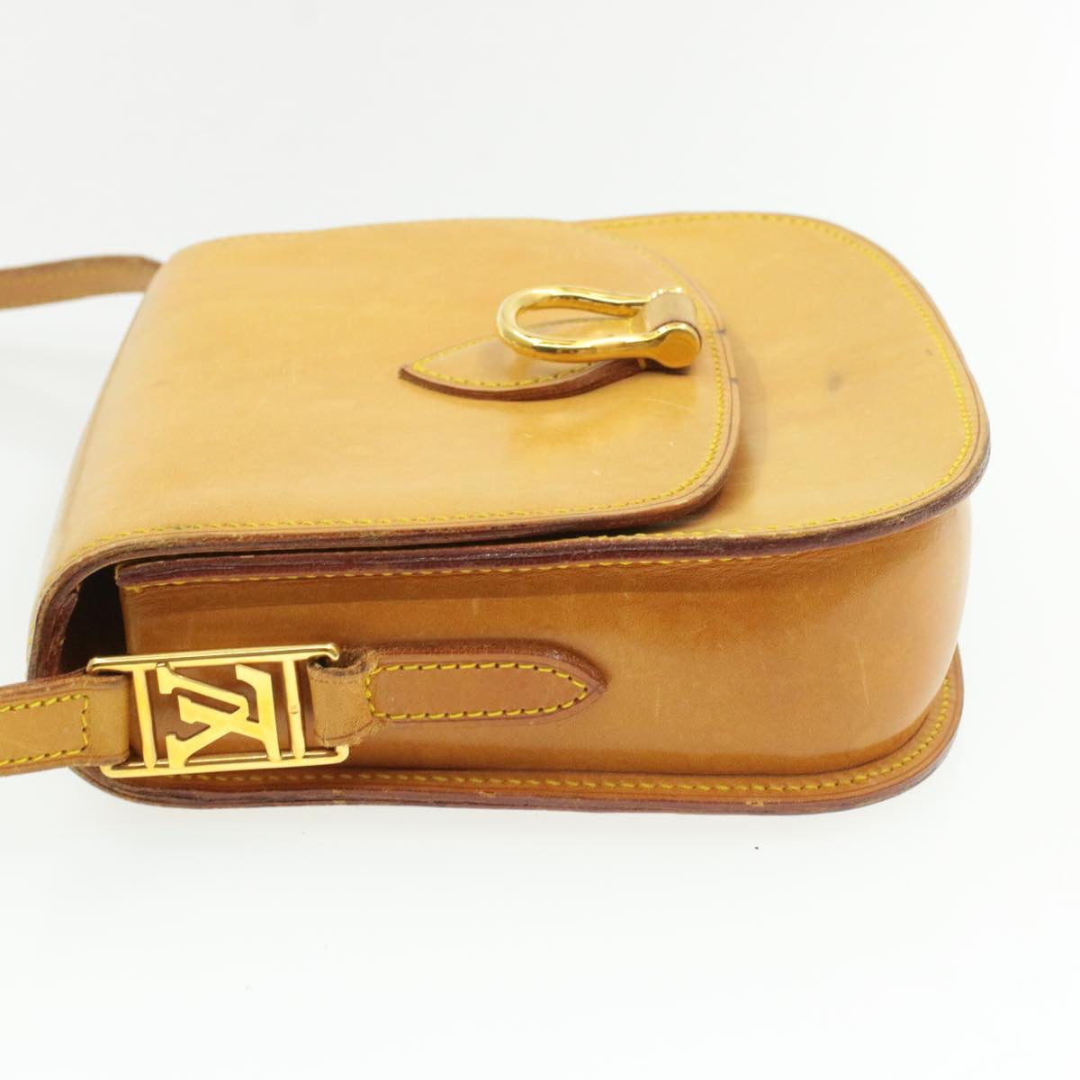 LOUIS VUITTON Nomad Saint Cloud MM Shoulder Bag Beige LV Auth am067g