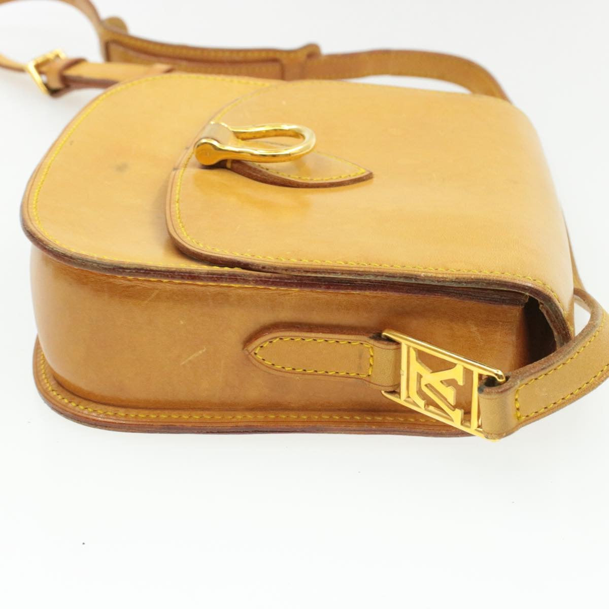 LOUIS VUITTON Nomad Saint Cloud MM Shoulder Bag Beige LV Auth am067g