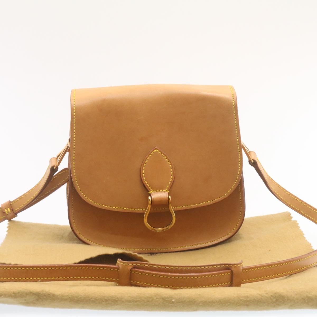 LOUIS VUITTON Nomad Saint Cloud MM Shoulder Bag Beige M51243 LV Auth am1043gA