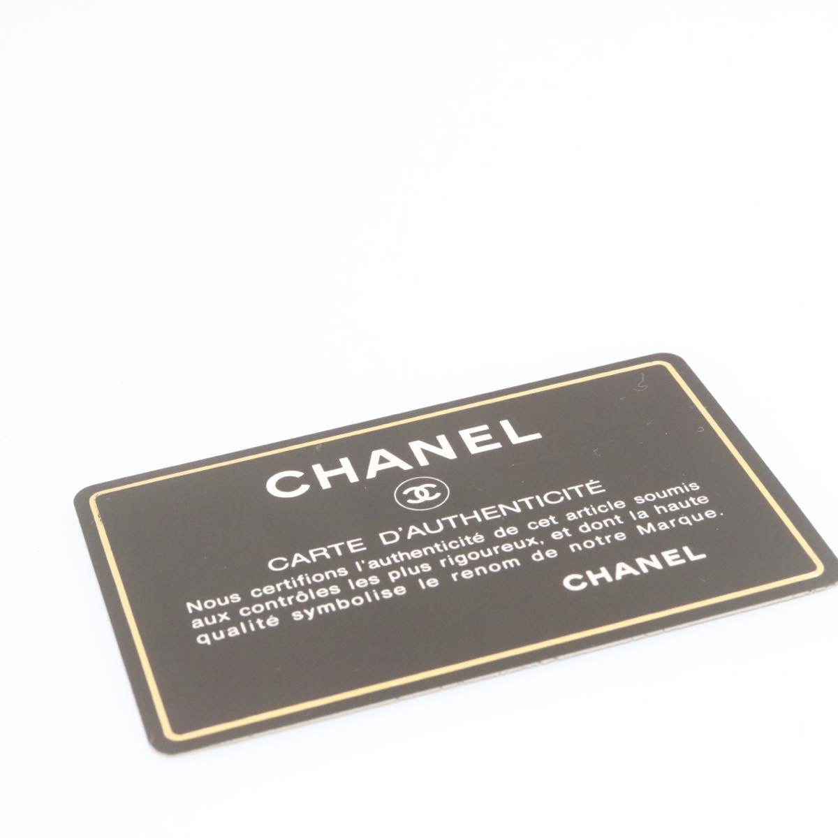 Top Quality Chanel Lamb Skin Matelasse Chain Shoulder Bag Black CC Auth am1201gA