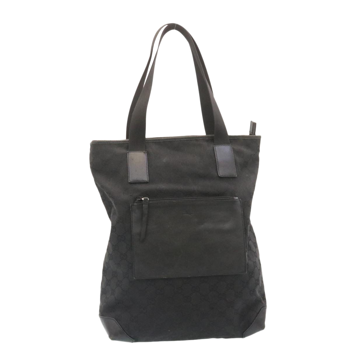 GUCCI GG Canvas Tote Bag Black  am2078g