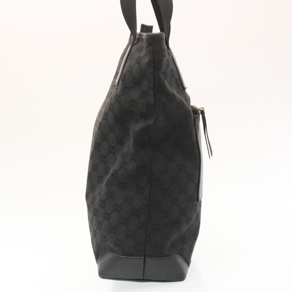 GUCCI GG Canvas Tote Bag Black  am2078g