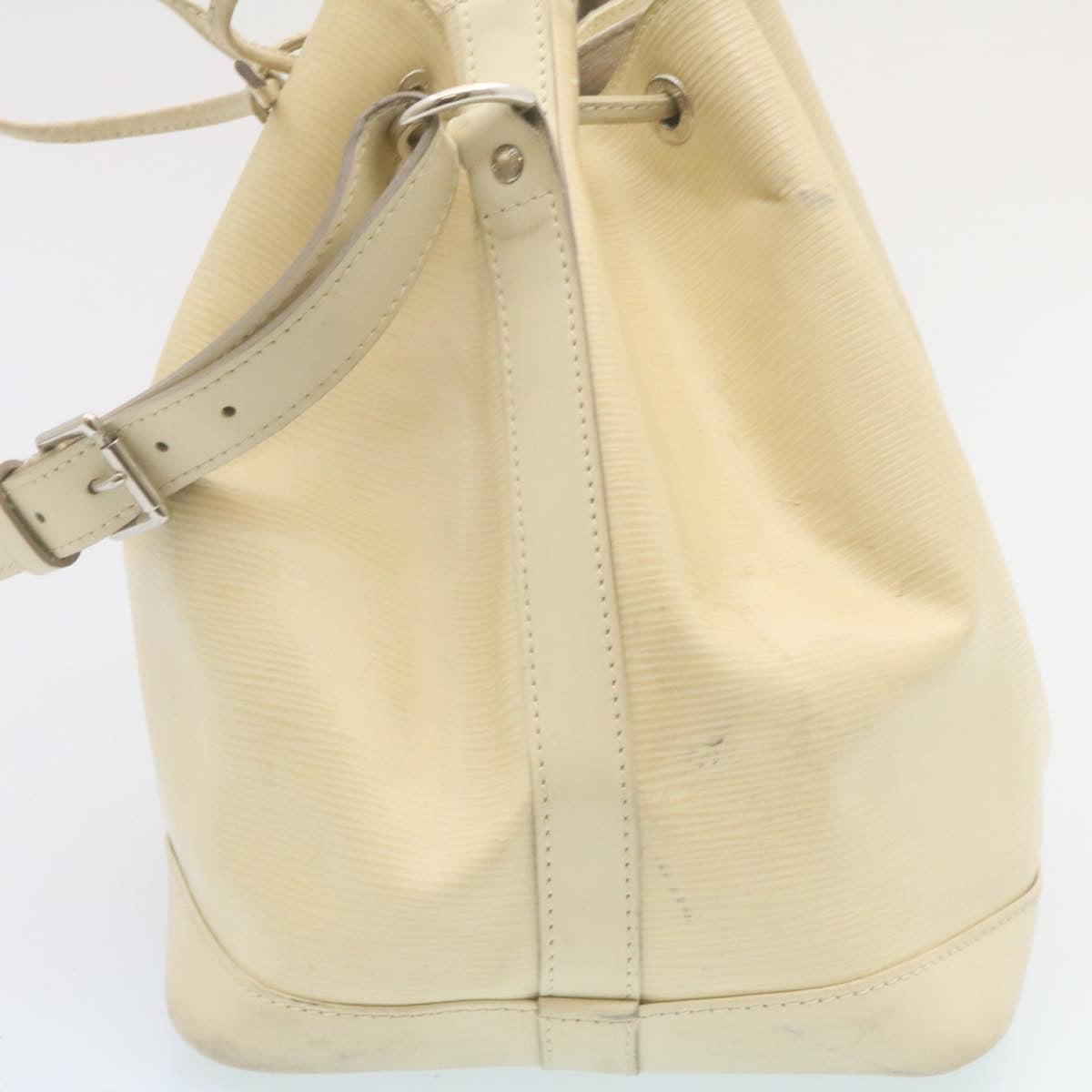 LOUIS VUITTON Epi Noe Shoulder Bag White M4084J LV  am2138g