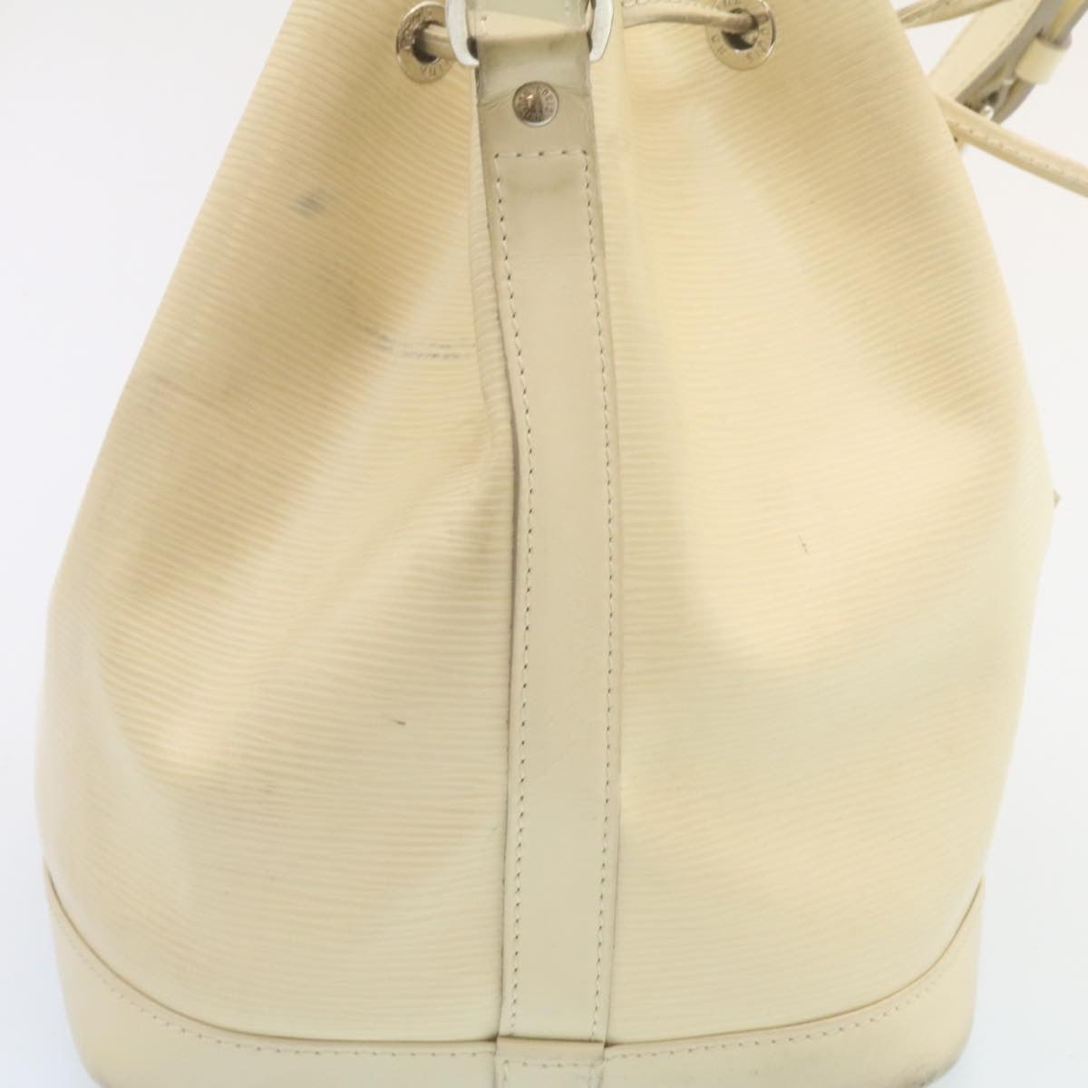 LOUIS VUITTON Epi Noe Shoulder Bag White M4084J LV  am2138g