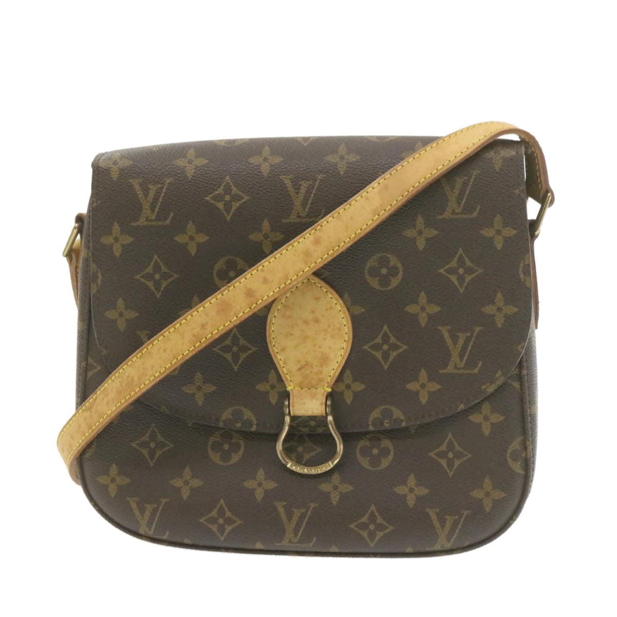 LOUIS VUITTON Monogram Saint Cloud GM Shoulder Bag M51242 LV Auth gt584