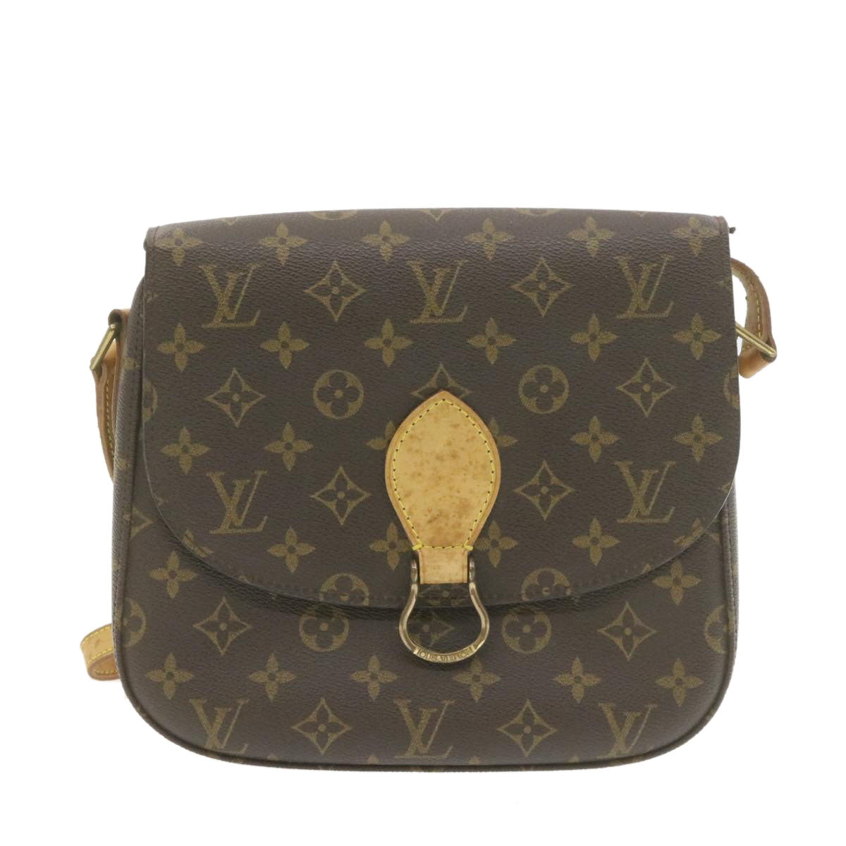 LOUIS VUITTON Monogram Saint Cloud GM Shoulder Bag M51242 LV Auth gt584