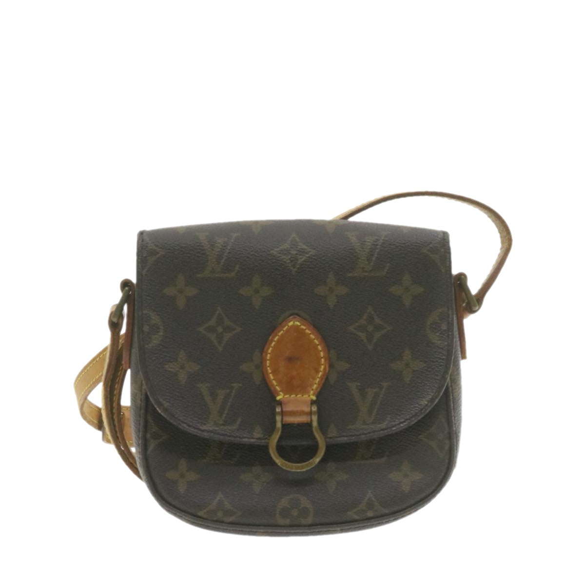 LOUIS VUITTON Monogram Saint Cloud PM Shoulder Bag M51244 LV Auth am939g