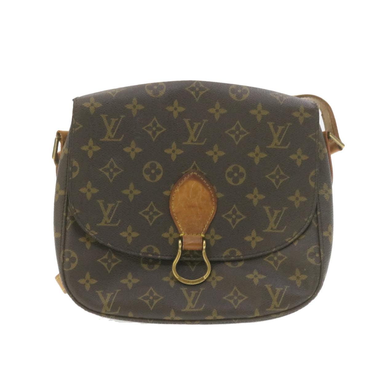 LOUIS VUITTON Monogram Saint Cloud GM Shoulder Bag M51242 LV Auth am980g