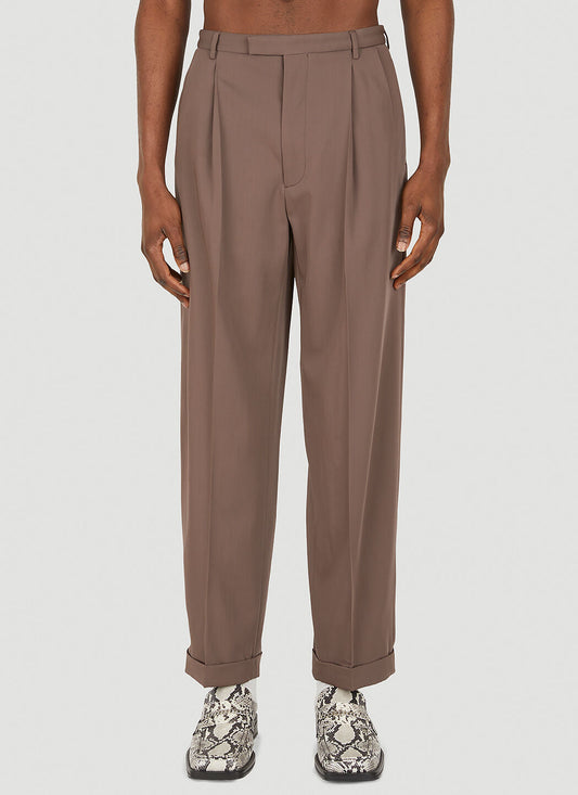 Gucci Men Pleated Pants