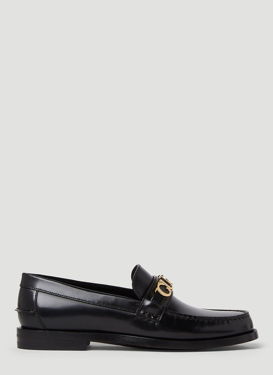 Gucci Men Logo Plaque Loafers