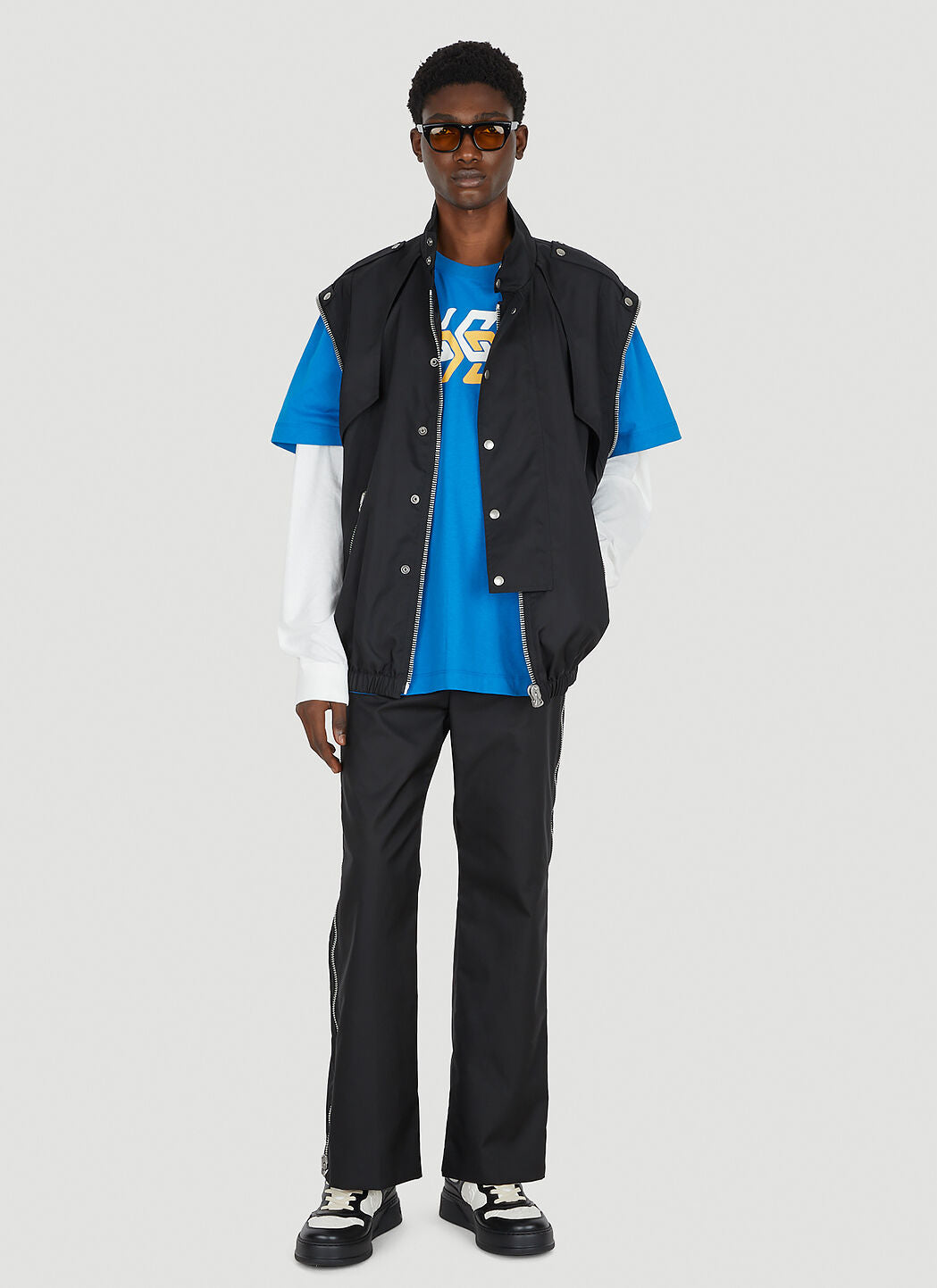 Gucci Men Side Zip Pants