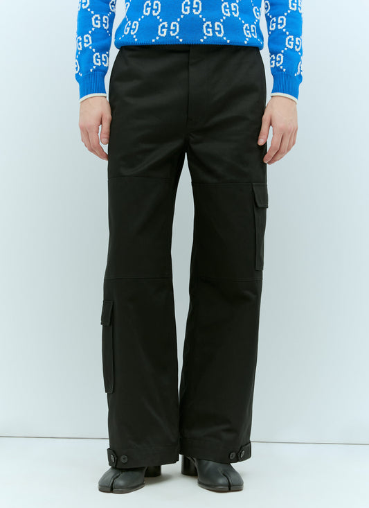 Gucci Men Drill Cargo Pants