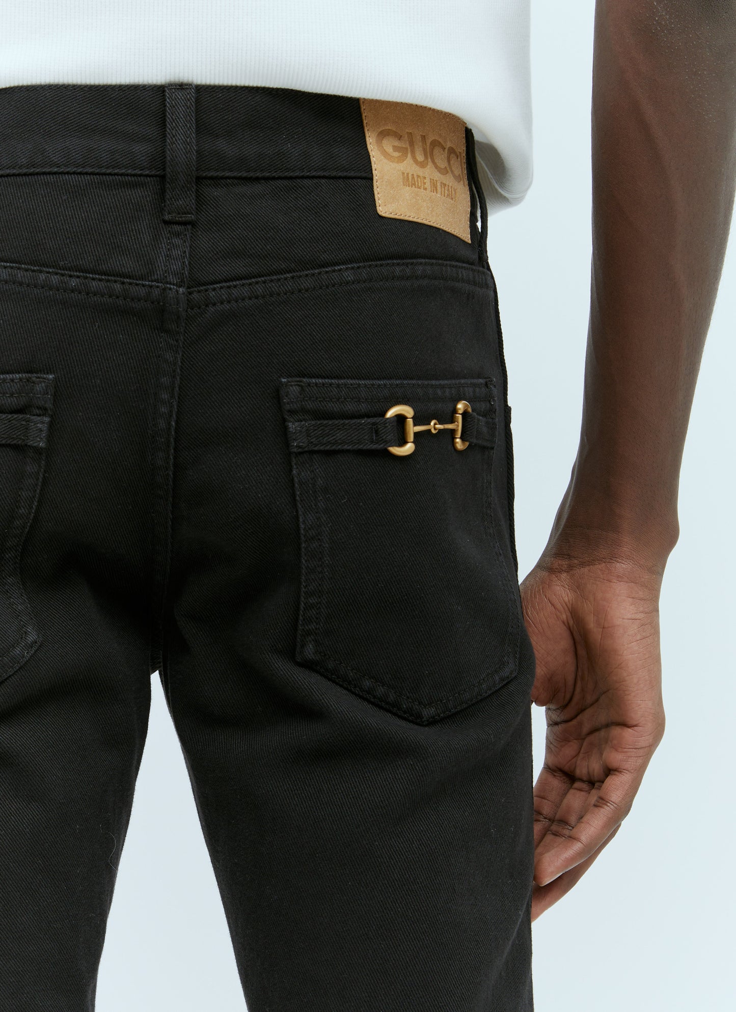 Gucci Men Horsebit Jeans