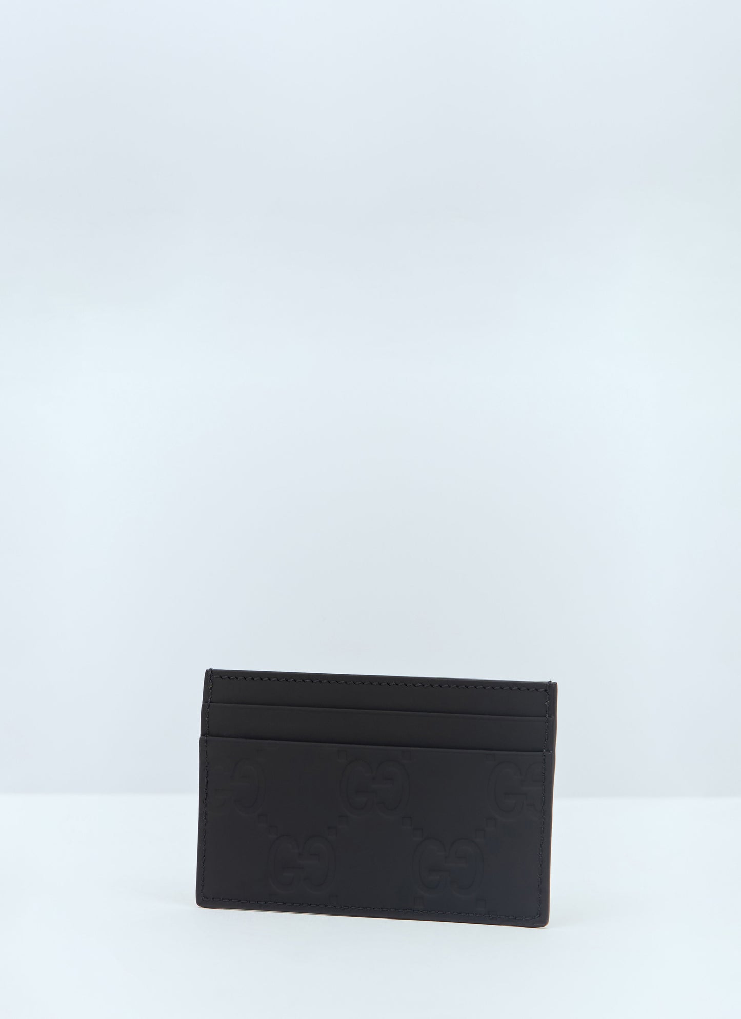 Gucci Men Gg Rubber-Effect Cardholder