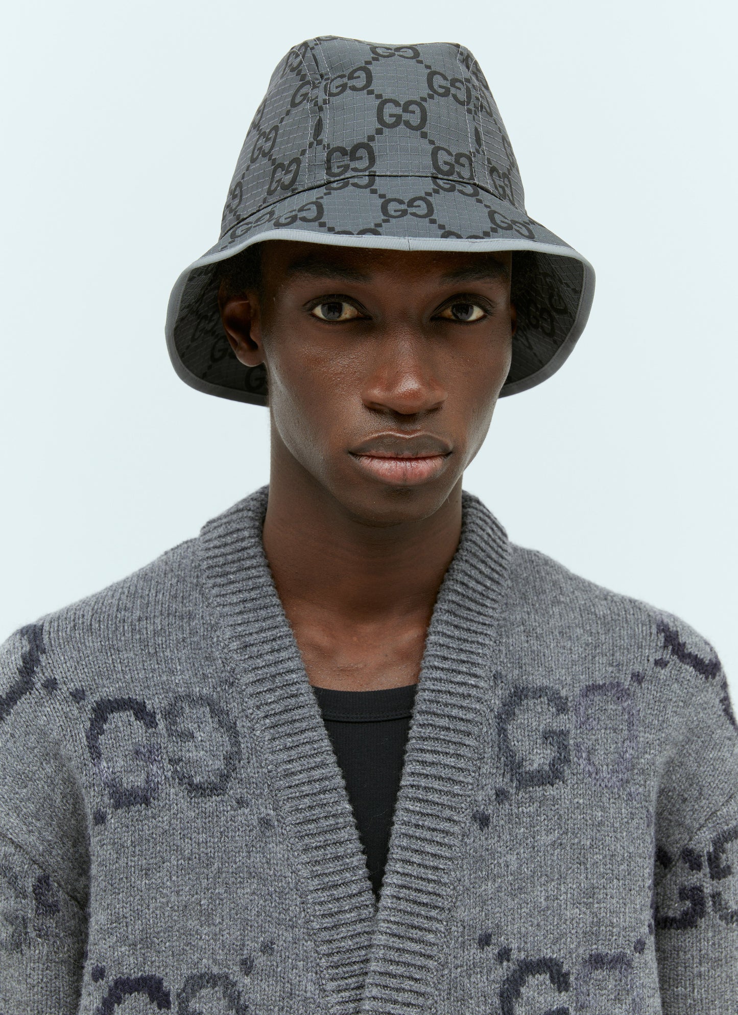 Gucci Men Gg Ripstop Bucket Hat