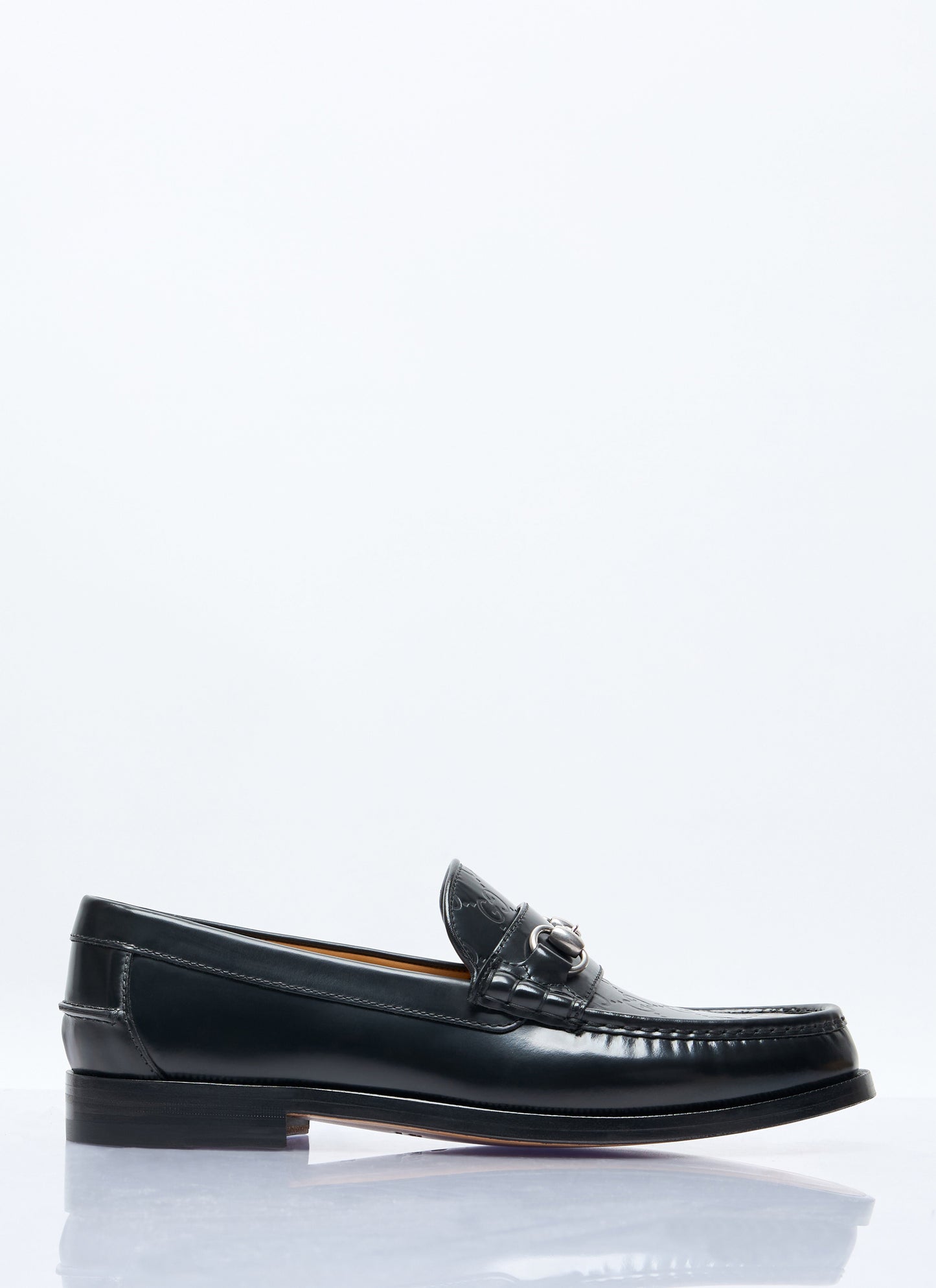 Gucci Men Gg Horsebit Loafers
