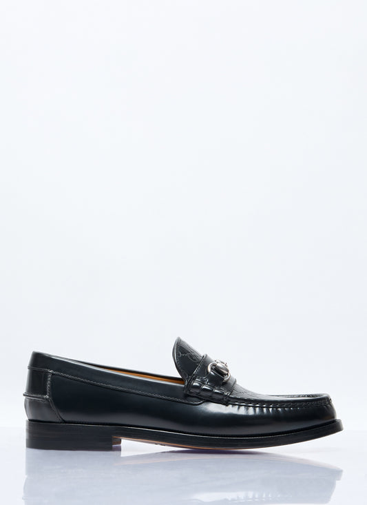 Gucci Men Gg Horsebit Loafers