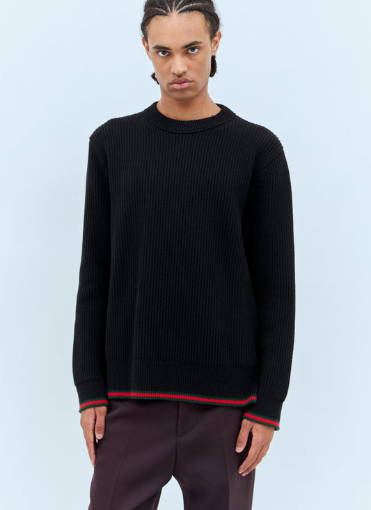 Gucci Men Wool And Cashmere Sweater