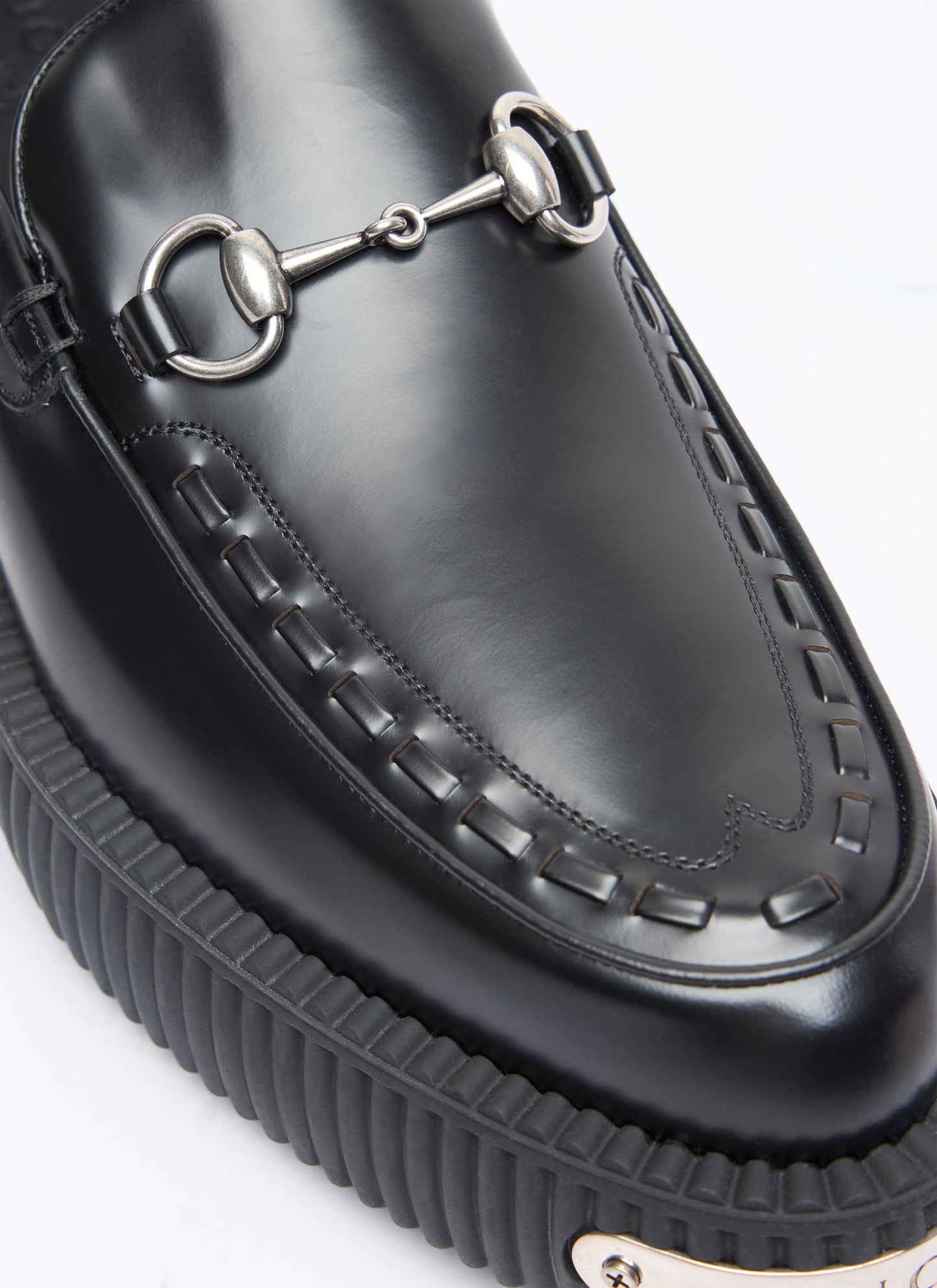 Gucci Men Horsebit Creeper Loafers
