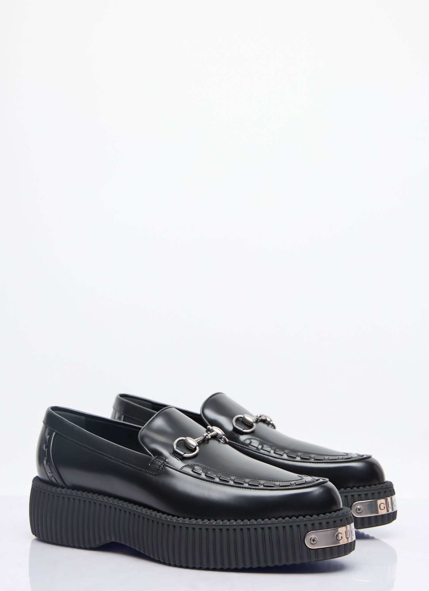 Gucci Men Horsebit Creeper Loafers
