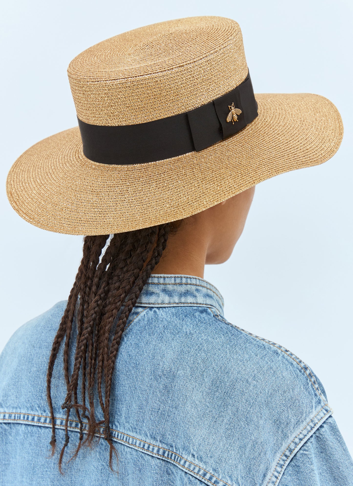 Gucci Women Lamé Papier Hat