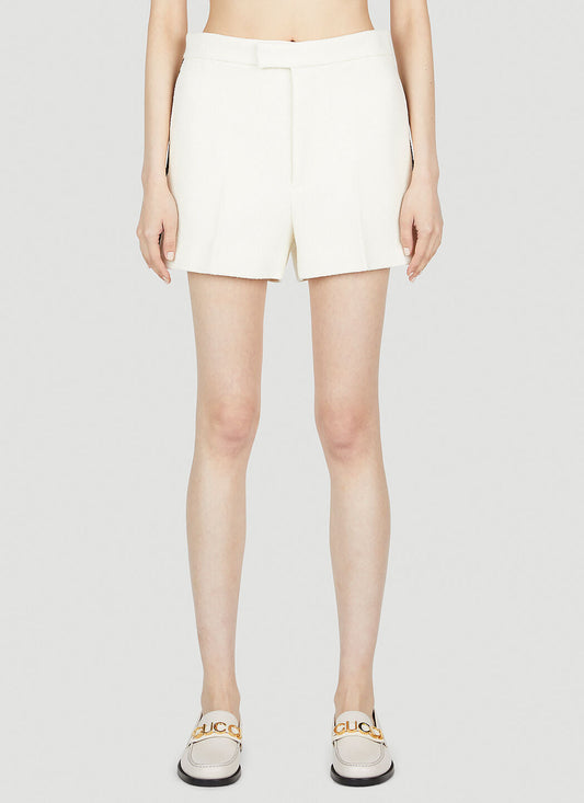 Gucci Women Contrast Trim Shorts